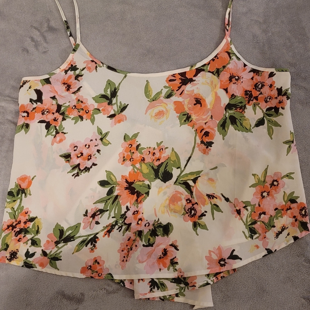 Ambiance Apparel Open Back Blouse